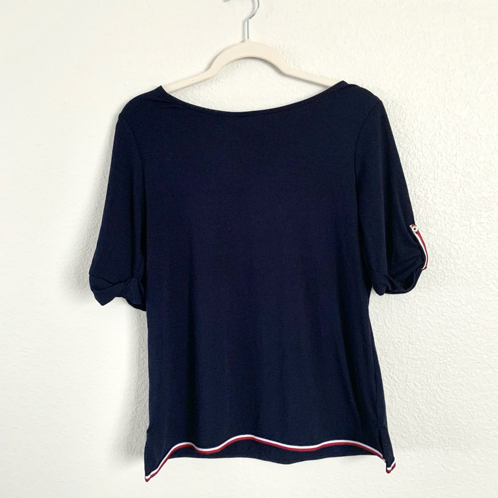 Tommy Hilfiger Blue Short Sleeve Top